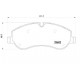 GBS 11.205 FORD CUSTON FRONT BRAKE PAD