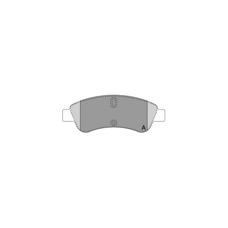 GBS 11.116 PEUGEOT PARTNER BRAKE PAD