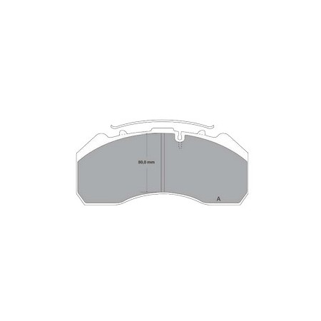 GBS 11.134 MERCEDES - SCANIA BRAKE PAD