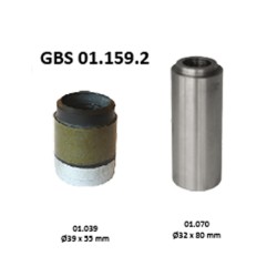 GBS 01.159.2 RUBBER BUSH & GUIDANCE KIT