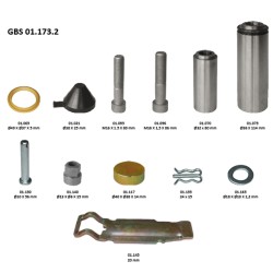 GBS 01.173.2 GUIDE & PAD RETAINER KIT