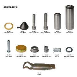 GBS 01.177.2 GUIDE & PAD RETAINER KIT