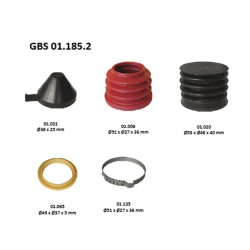 GBS 01.185.2 BELLOW & CAP KIT