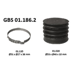 GBS 01.186.2 RUBBER CAP KIT
