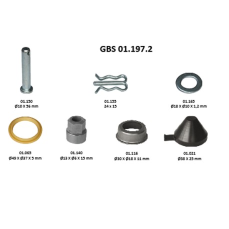 GBS 01.197.2 PAD HOLDER SET