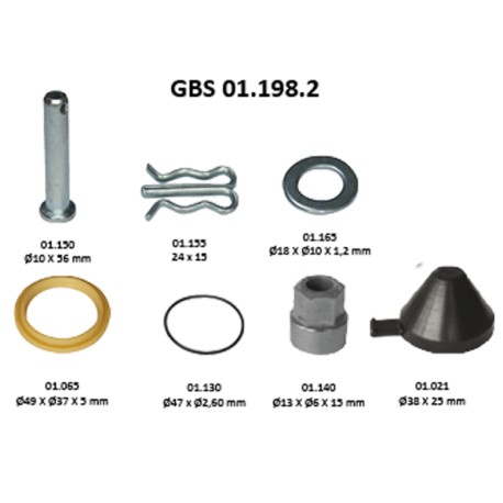 GBS 01.198.2 PAD HOLDER SET