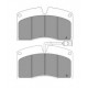 GBS 11.156 RENAULT MENARINI BUS BRAKE PAD