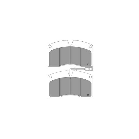 GBS 11.156 RENAULT MENARINI BUS BRAKE PAD