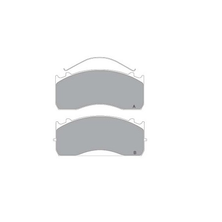 GBS 11.159 MAN 12180-12160 EUROPE ATEGO BRAKE PAD