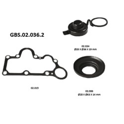 GBS.02.036.2 COVER PLATE SEAL KIT