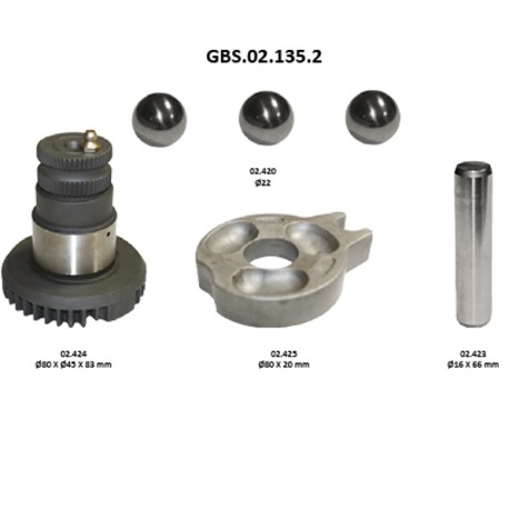GBS.02.135.2 OPERATING SHAFT KIT