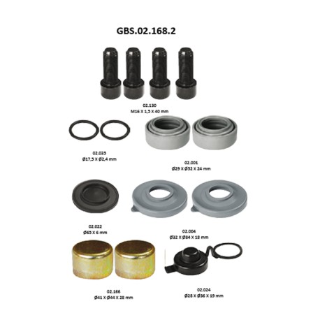 GBS.02.168.2 BELLOW & CAP KIT