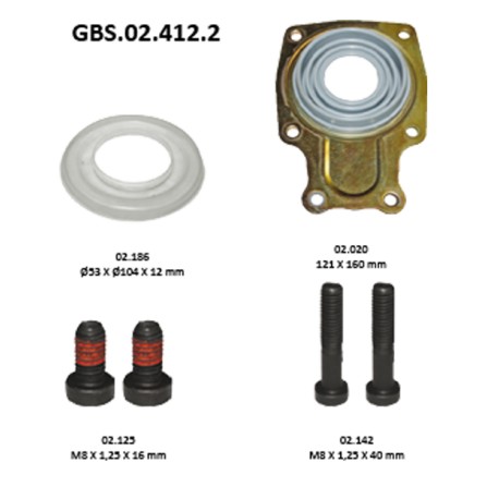 GBS.02.412.2 GUIDE PIN COVER KIT