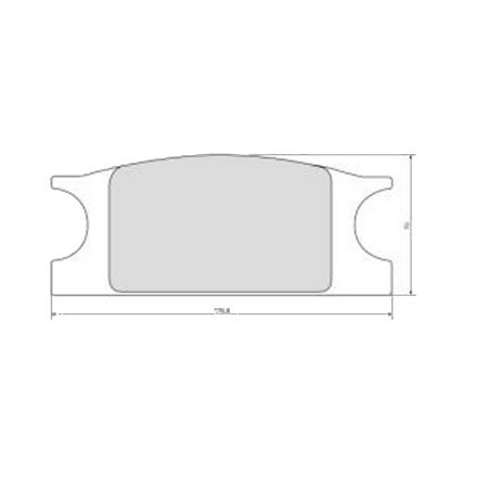 GBS 11.171 CAT-920 BRAKE PAD
