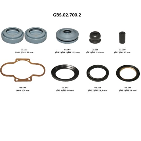 GBS.02.700.2 OVERHAUL SEAL KIT