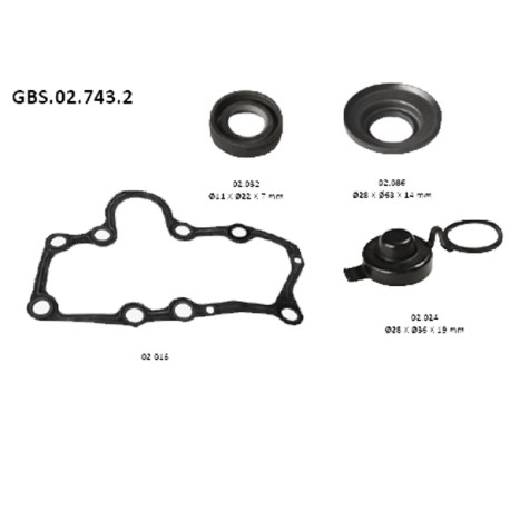 GBS.02.743.2 COVER PLATE SEAL KIT