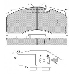 GBS 11.173 BPW BRAKE PAD