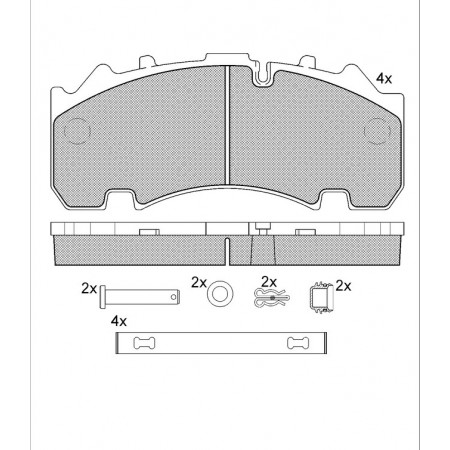 GBS 11.178 BPW BRAKE PAD