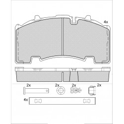GBS 11.179 BPW BRAKE PAD