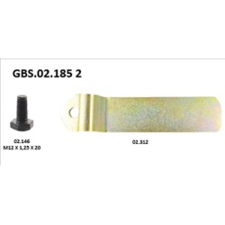 GBS.02.185 2 PAD RETAINER