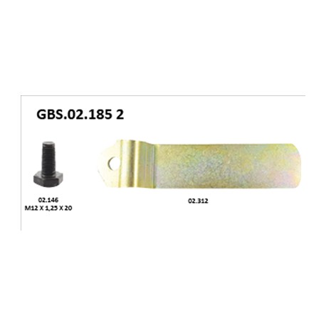 GBS.02.185 2 PAD RETAINER